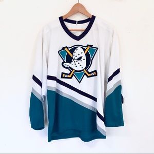 Vintage 90s Mighty Ducks NHL Jersey SMALL